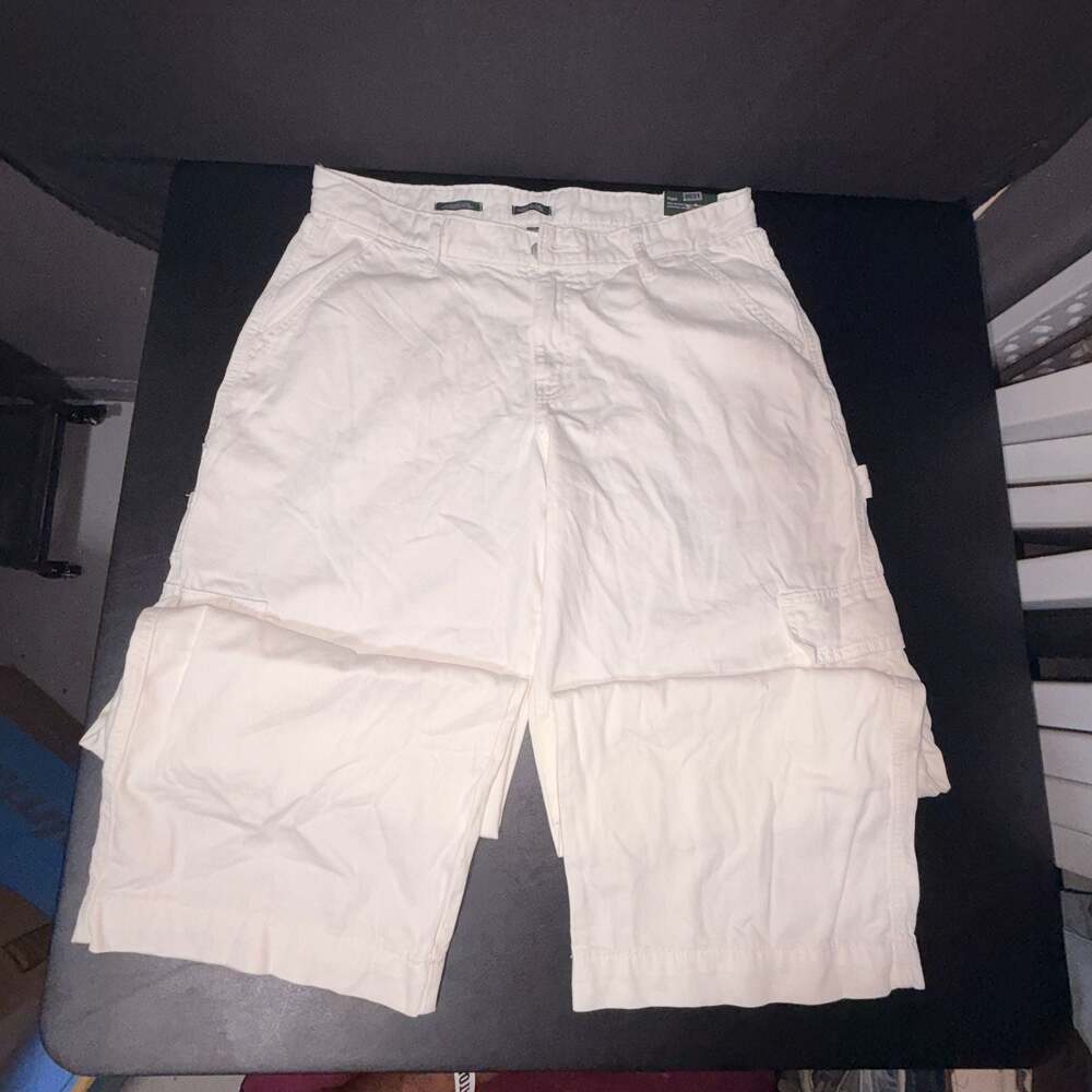 New Women's Joe's Outdoors Travel White Sierra Trail Pants Tapered Size Large